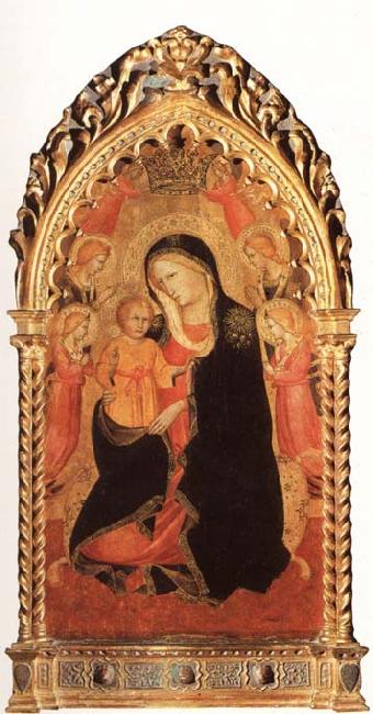 GADDI, Agnolo Madonna of Humility with Six Angels